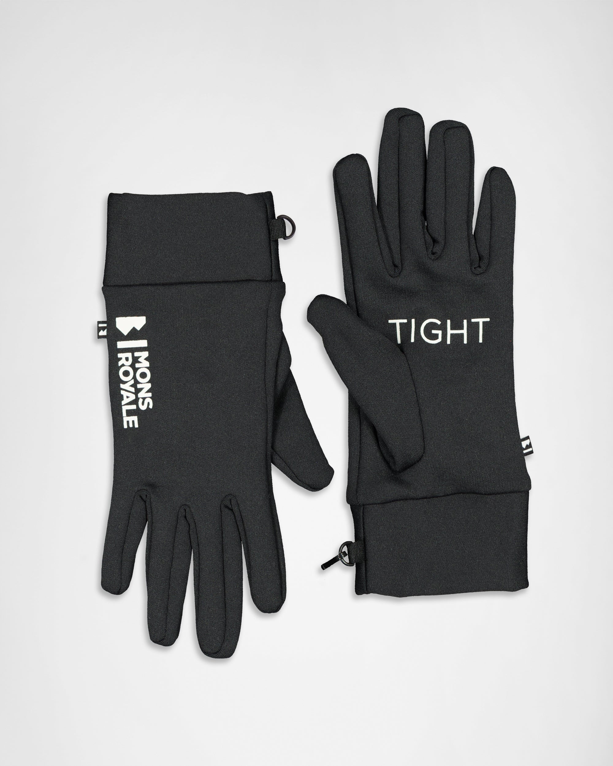 mons royale handschuhe Elevation Merino Fleece Gloves - Black | Unisex Gloves