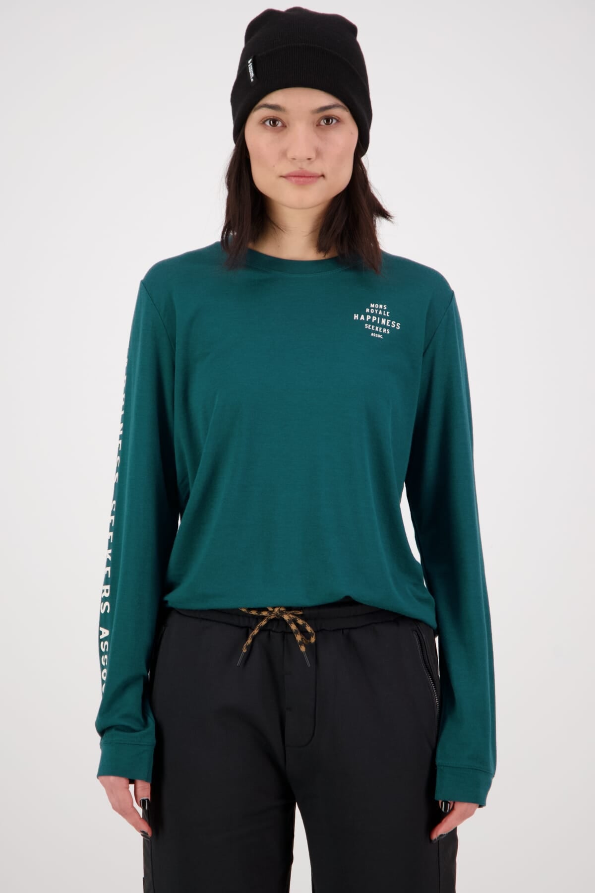 Icon Merino Air-Con Relaxed LS - Evergreen