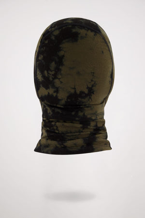 Santa Rosa Merino Flex Balaclava - Olive Tie Dye