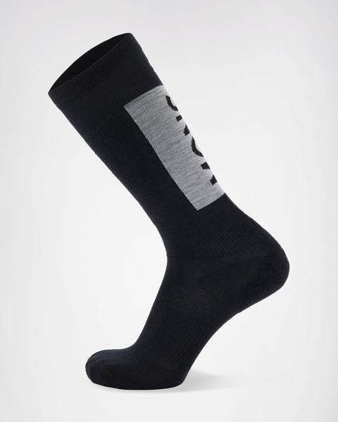 Atlas Merino Snow Sock - Black | Unisex | Mons Royale