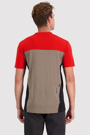 Redwood Merino Air-Con VT - Retro Red / Black / Walnut