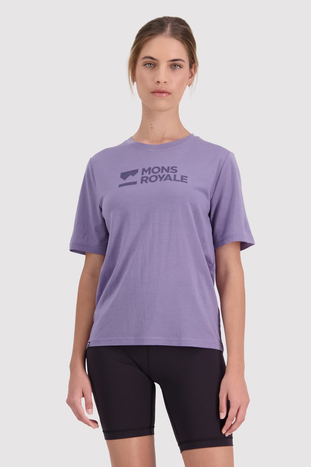 Icon Merino Air-Con Relaxed Tee - Thistle