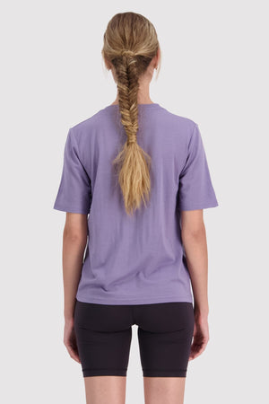 Icon Merino Air-Con Relaxed Tee - Thistle
