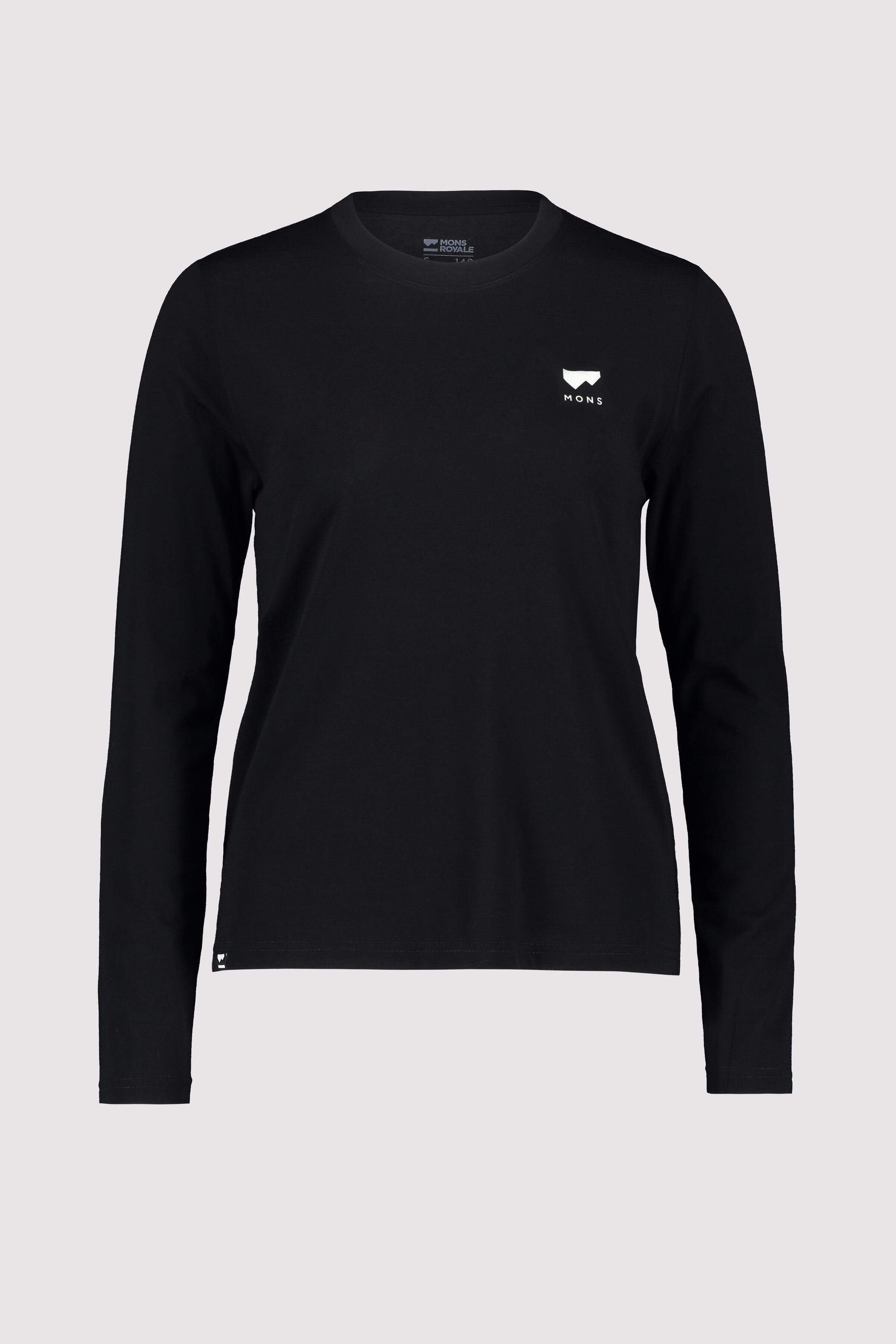 Icon Merino Air-Con Relaxed LS - Black