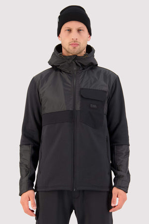 Decade Merino Fleece Hoody - Black