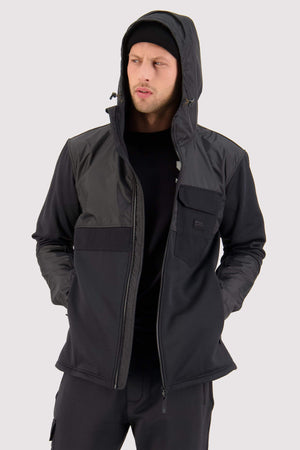 Decade Merino Fleece Hoody - Black