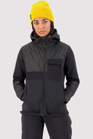 Decade Merino Fleece Hoody - Black