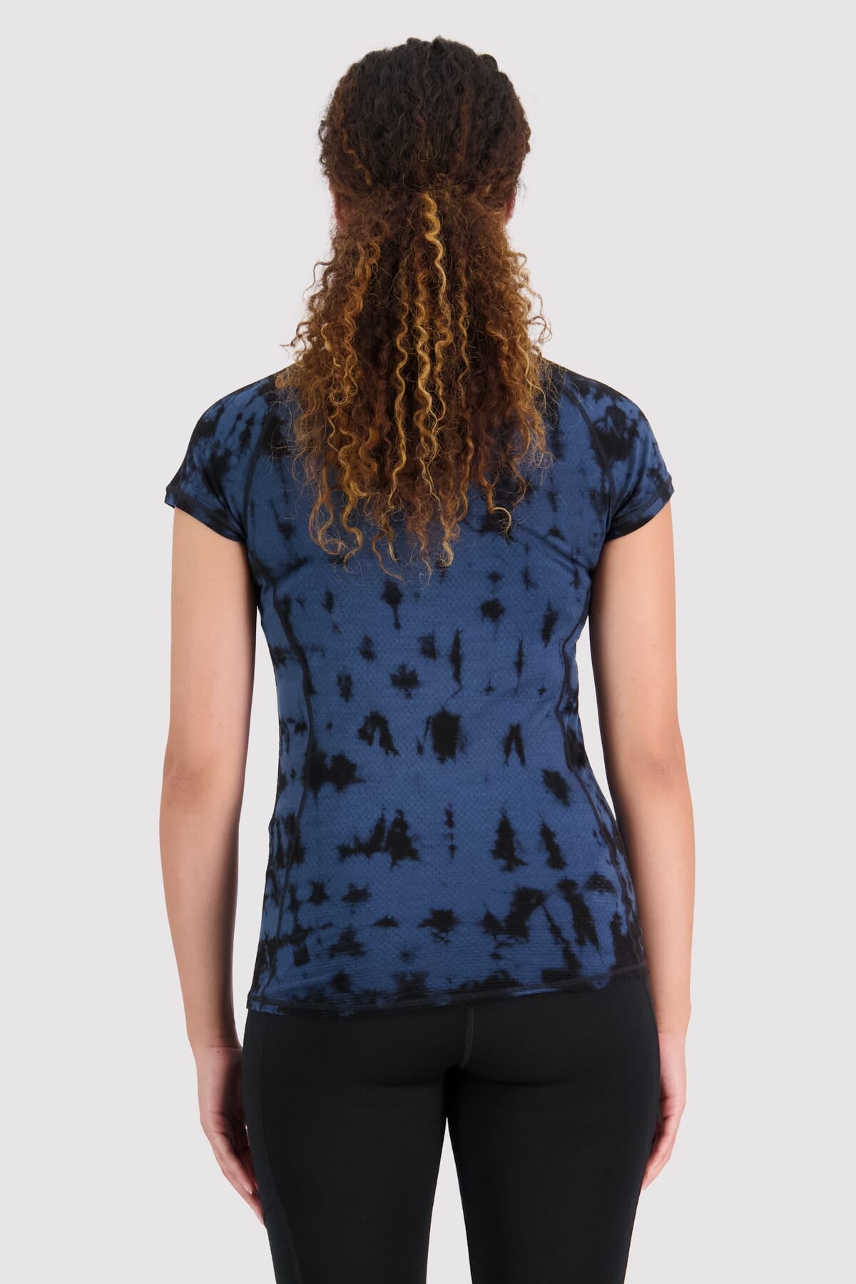 Bella Merino Air-Con Tee - Ice Night Tie Dye